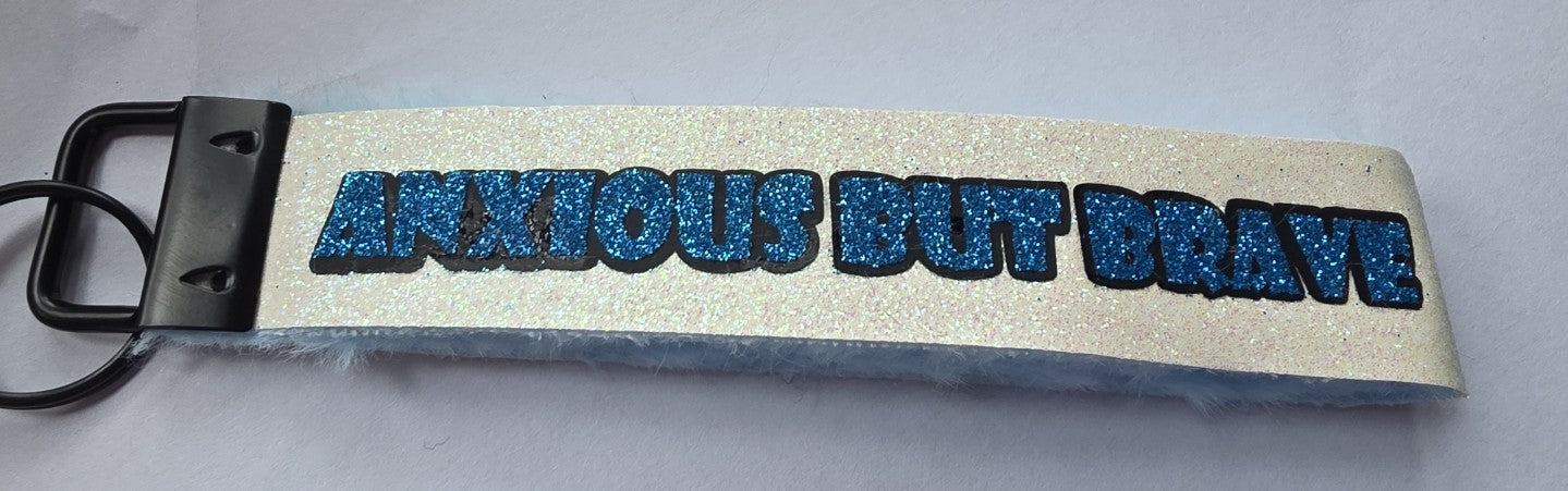 Huglet Affirmation Keyring Positivity Wristlet