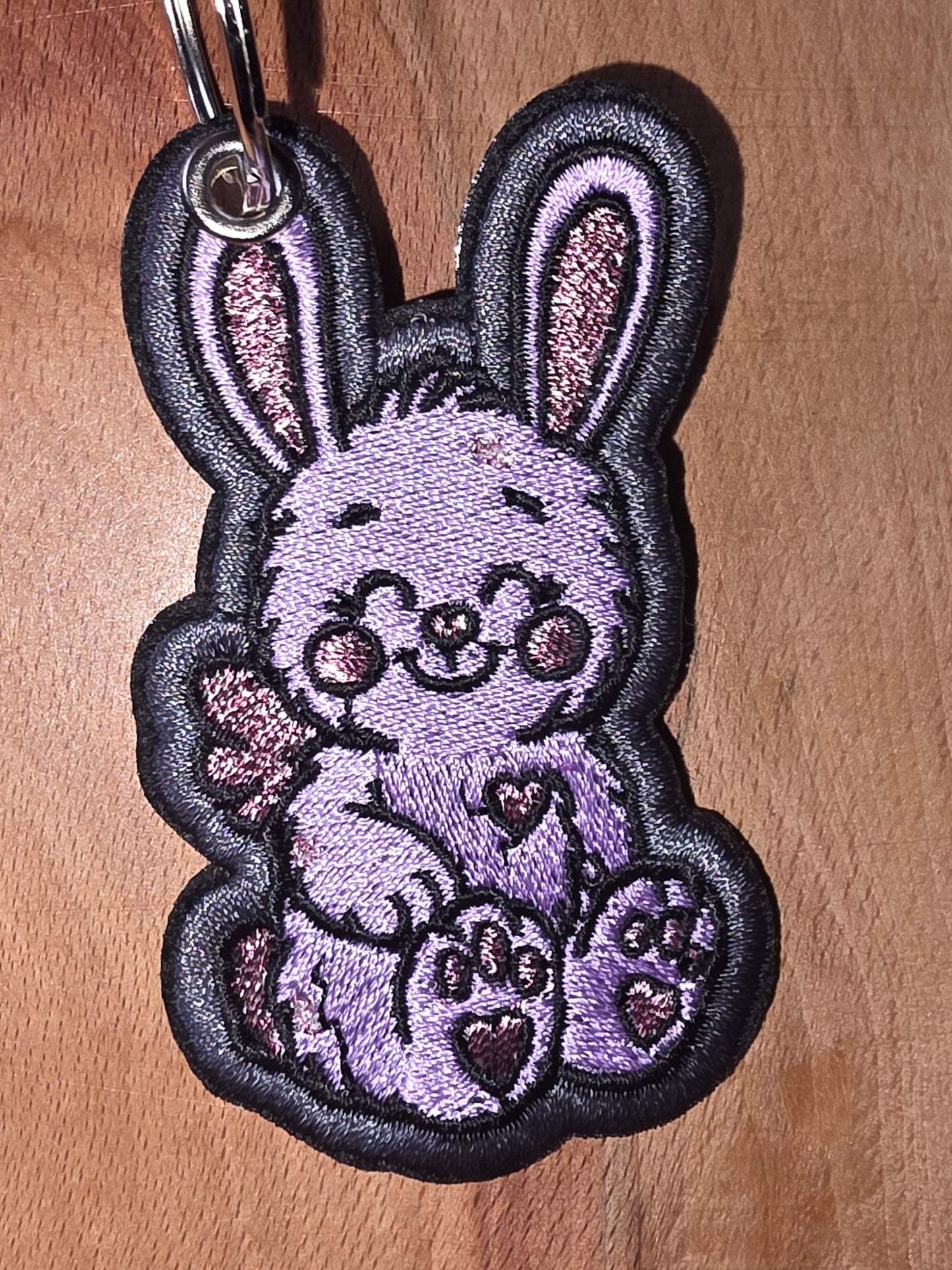 Huglet Embroidered Keyrings - Spoonie Gifts & Invisible Illness Support