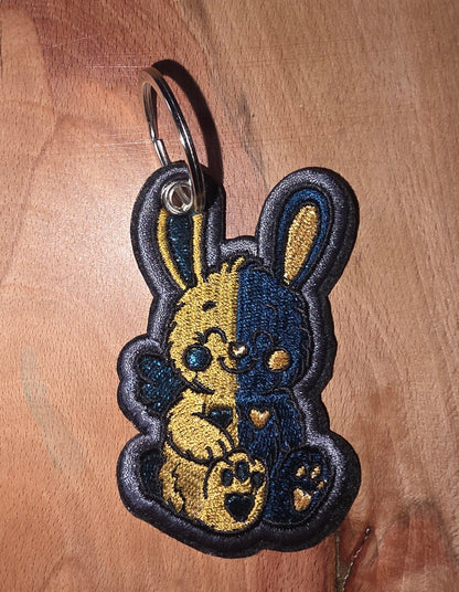 Huglet Embroidered Keyrings - Spoonie Gifts & Invisible Illness Support - Huglets