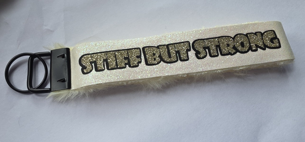 Huglet Affirmation Keyring  Positivity Wristlet