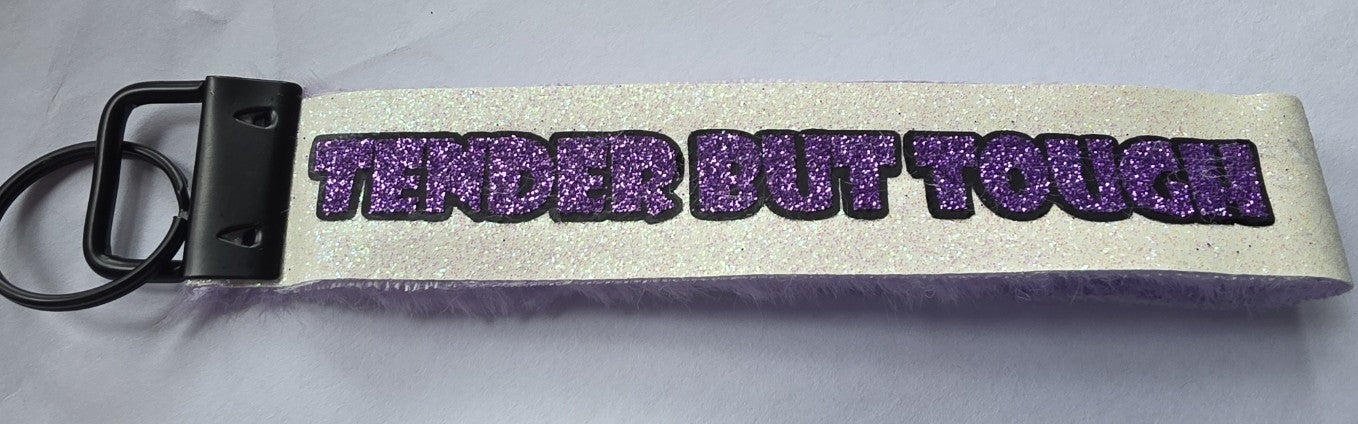 Huglet Affirmation Keyring  Positivity Wristlet