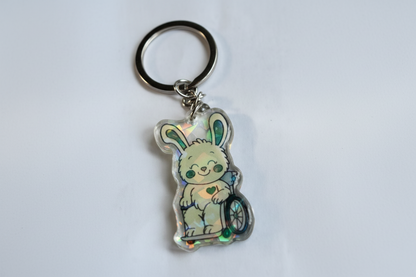 Huglet Acrylic Keyrings - Chronic Illness Awareness Gifts - Huglets