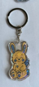 Huglet Acrylic Keyrings - Chronic Illness Awareness Gifts