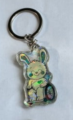Huglet Acrylic Keyrings - Chronic Illness Awareness Gifts