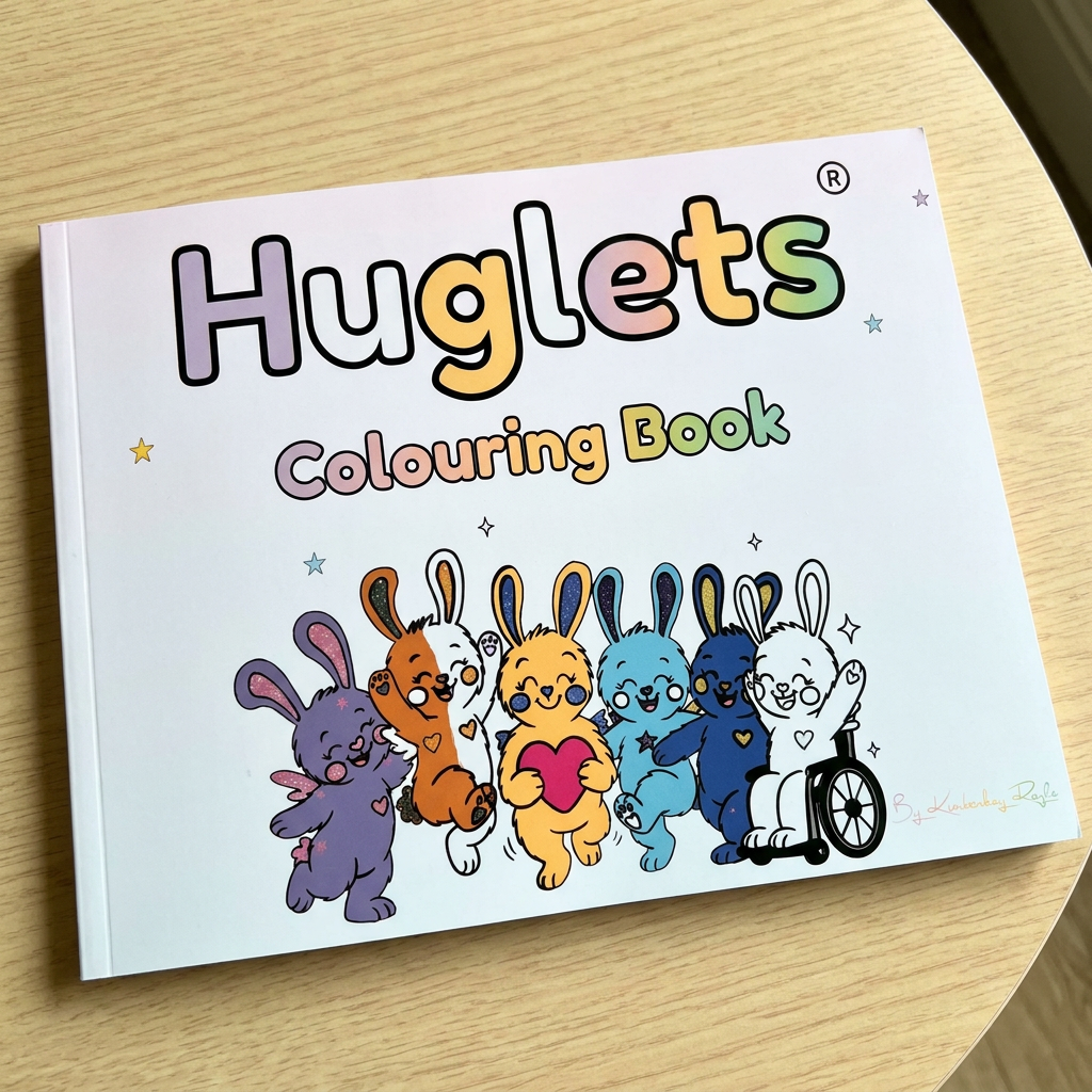 Colouring Book Gift Set with Reusable A5 Pouch & Colouring Pencils