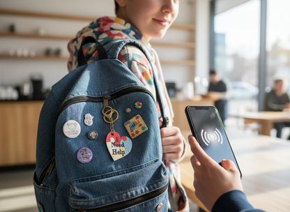 I Need Help NFC Keyring - Huglets