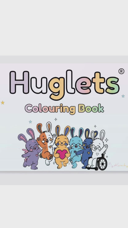 Colouring Book Gift Set with Reusable A5 Pouch & Colouring Pencils